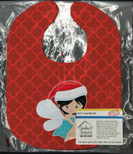 Load image into Gallery viewer, Black Haired Fairy Baby Bib BB8679BIB