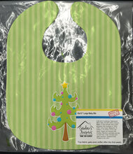 Load image into Gallery viewer, Christmas Tree and Stripes Baby Bib BB8682BIB
