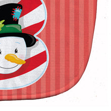 Load image into Gallery viewer, Christmas Month 8 Snowman Baby Bib BB8694BIB