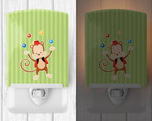 Load image into Gallery viewer, Monkey Juggler Ceramic Night Light BB8696CNL