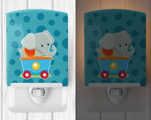 Load image into Gallery viewer, Circus Elephant Train Car Ceramic Night Light BB8709CNL