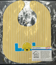 Load image into Gallery viewer, LOL Face Baby Bib BB8741BIB