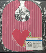 Load image into Gallery viewer, Heart and Flowers Baby Bib BB8771BIB