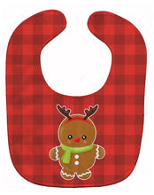 Load image into Gallery viewer, Christmas Gingerbread Reindeer Baby Bib BB8776BIB