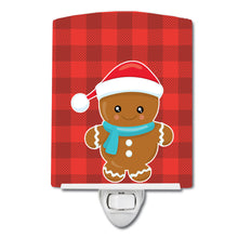 Load image into Gallery viewer, Christmas Gingerbread Santa Hat Ceramic Night Light BB8777CNL