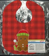 Load image into Gallery viewer, Christmas Gingerbread Presents Baby Bib BB8778BIB