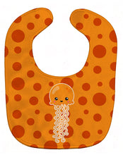 Load image into Gallery viewer, Ocean Jellyfish Orange Baby Bib BB8797BIB