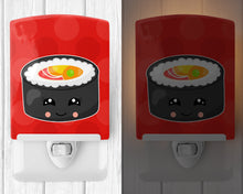 Load image into Gallery viewer, Tuna Sushi Roll with Face Ceramic Night Light BB8800CNL