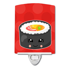 Load image into Gallery viewer, Tuna Sushi Roll with Face Ceramic Night Light BB8800CNL