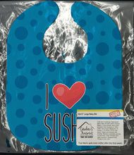 Load image into Gallery viewer, I Love Sushi Baby Bib BB8811BIB