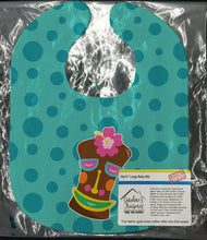 Load image into Gallery viewer, Tiki Face Girl Baby Bib BB8815BIB