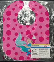 Load image into Gallery viewer, Beach Mermaid Pink Baby Bib BB8819BIB