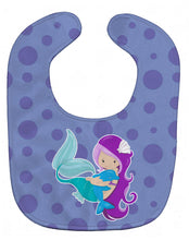 Load image into Gallery viewer, Beach Mermaid Purple Baby Bib BB8821BIB