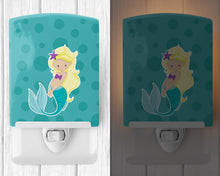 Load image into Gallery viewer, Beach Mermaid Blonde Hair Ceramic Night Light BB8824CNL