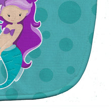 Load image into Gallery viewer, Beach Mermaid Purple Hair Baby Bib BB8826BIB