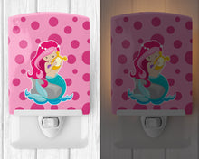 Load image into Gallery viewer, Beach Mermaid Pink Hair Pamela Ceramic Night Light BB8828CNL