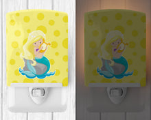 Load image into Gallery viewer, Beach Mermaid Blonde Hair Toni Ceramic Night Light BB8830CNL