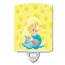 Load image into Gallery viewer, Beach Mermaid Blonde Hair Toni Ceramic Night Light BB8830CNL