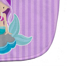 Load image into Gallery viewer, Beach Mermaid Purple Hair Baby Bib BB8831BIB