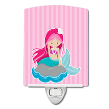 Load image into Gallery viewer, Beach Mermaid Pink Hair #3 Ceramic Night Light BB8832CNL