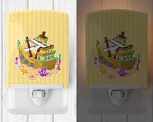 Load image into Gallery viewer, Beach Pirate Ship Ceramic Night Light BB8836CNL