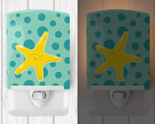Load image into Gallery viewer, Beach Starfish Ceramic Night Light BB8841CNL