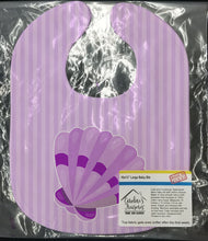 Load image into Gallery viewer, Beach Scallop Shell Baby Bib BB8843BIB