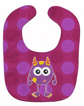 Load image into Gallery viewer, Monster Purple Baby Bib BB8850BIB