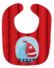 Load image into Gallery viewer, Nautical Sailboat Baby Bib BB8871BIB