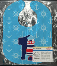 Load image into Gallery viewer, Nautical Month 1 Baby Bib BB8872BIB