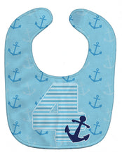 Load image into Gallery viewer, Nautical Month 4 Baby Bib BB8875BIB