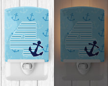 Load image into Gallery viewer, Nautical Month 4 Ceramic Night Light BB8875CNL