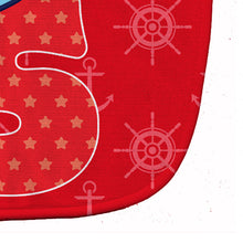 Load image into Gallery viewer, Nautical Month 5 Baby Bib BB8876BIB