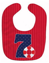 Load image into Gallery viewer, Nautical Month 7 Baby Bib BB8878BIB