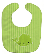 Load image into Gallery viewer, Nautical Whale Green Baby Bib BB8882BIB
