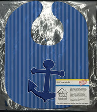 Load image into Gallery viewer, Nautical Anchor Baby Bib BB8886BIB