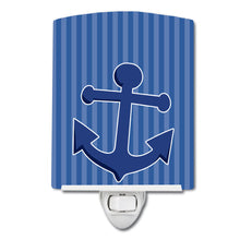 Load image into Gallery viewer, Nautical Anchor Ceramic Night Light BB8886CNL