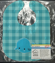 Load image into Gallery viewer, Nautical Whale Baby Bib BB8890BIB