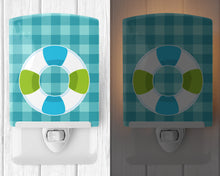 Load image into Gallery viewer, Nautical Life Preserver Ceramic Night Light BB8891CNL