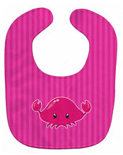Load image into Gallery viewer, Nautical Pink Crab Baby Bib BB8903BIB