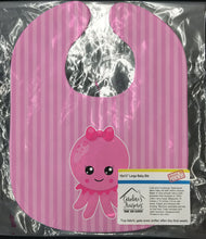 Load image into Gallery viewer, Nautical Pink Octopus Baby Bib BB8905BIB