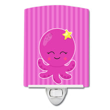 Load image into Gallery viewer, Nautical Pink Octopus #2 Ceramic Night Light BB8906CNL