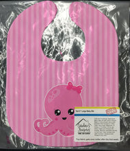 Load image into Gallery viewer, Nautical Pink Octopus Baby Bib BB8911BIB