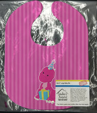 Load image into Gallery viewer, Dinosaur Pink Baby Bib BB8921BIB