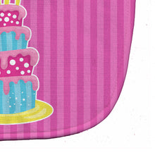 Load image into Gallery viewer, Dinosaur Pink Birthday Cake Baby Bib BB8922BIB