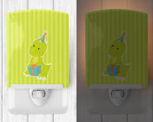 Load image into Gallery viewer, Dinosaur Green Ceramic Night Light BB8928CNL