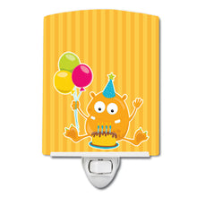 Load image into Gallery viewer, Birthday Monster Orange Ceramic Night Light BB8933CNL