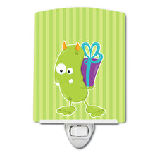 Load image into Gallery viewer, Birthday Monster Green Ceramic Night Light BB8934CNL