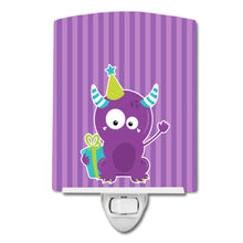 Load image into Gallery viewer, Birthday Monster Purple Ceramic Night Light BB8936CNL