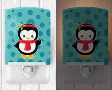 Load image into Gallery viewer, Christmas Penquin #3 Ceramic Night Light BB8941CNL